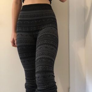 Black printed Ardene leggings